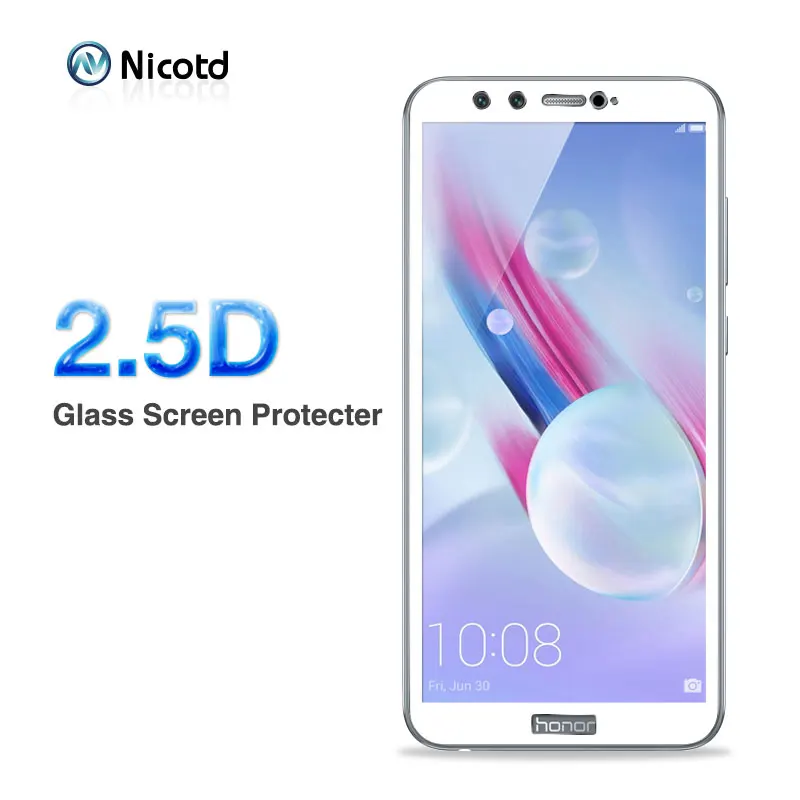 Nicotd Full Cover Tempered Glass For Huawei Honor V10 V9 Screen Protective Film For Honor 9 Lite V10 V9 Tempered Glass (6)