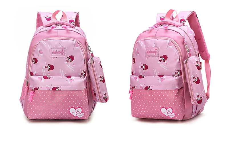 Водонепроницаемый Школьный рюкзак с принтом для девочек, школьная сумка для подростков, вместительный рюкзак для девочек, школьный рюкзак