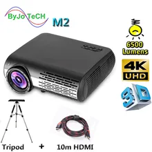 Poner Saund M2 LED 4K 2K FULL HD projector 6500 Lumens 3D Home Theatre Support HDMI USB VGA AV Vs led9 100 inch curtain Optional Poner Saund M2 LED 4K 2K FULL HD projector 6500 Lumens 3D Home Theatre Support HDMI USB VGA AV Vs led9 100 inch curtain Optional