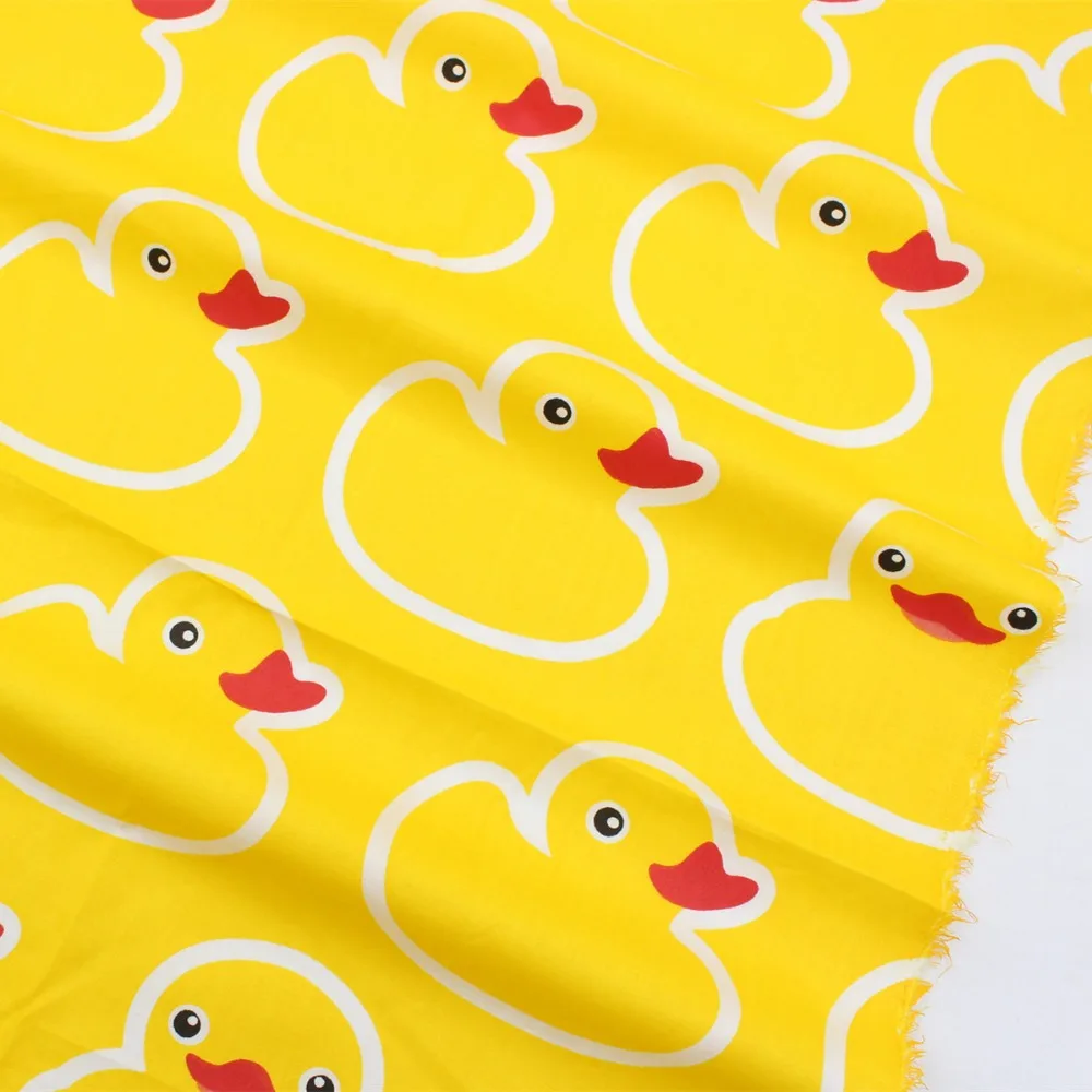 Aliexpress.com : Buy 16618 1F1 , Little yellow duck Rayon cotton fabric ...