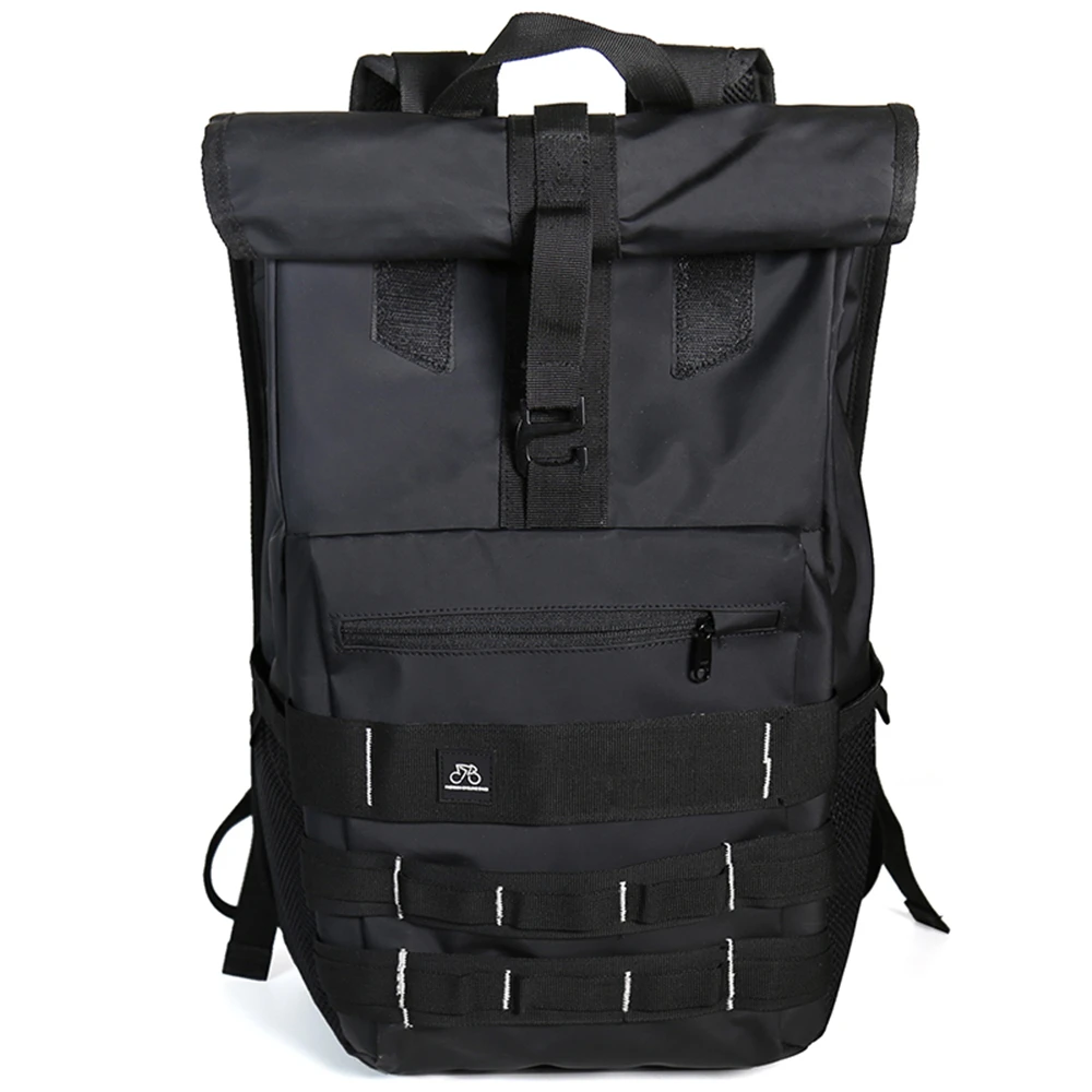 

Tide brand street backpack male large capacity backpack college student bag outdoor hiking backpack travel luggage bag