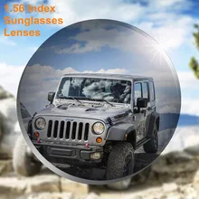 1,56 индекс солнечные очки линзы рецептурные база изогнутые солнцезащитные очки линзы для близорукости/дальнозоркость/пресбиопии серый коричневый солнцезащитные очки/UVB