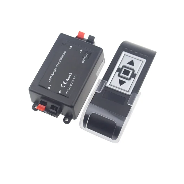 Single Color Led Dimmer 12v 24v 3 Keys Rf Wireless Remote Controller Single Color Led Dimmer 12v 24v 3 Keys Rf Wireless Remote Controller Control 3528 5050 Strip Output 96w 192w