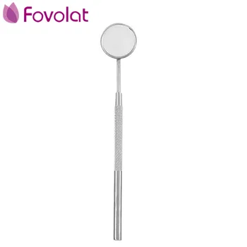 

2Pcs Stainless Steel Dental Mirror Dentist Tools Teeth Whitening Kit Dental Lab Equipment Oral Examination Inspection Mirror