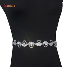 Fulle бисерные Свадебные ставки для Свадебные аксессуары для одежды с поясом Белый/слоновой кости/розовый цвета платье для выпускного вечера для девочек ременные аксессуары B12