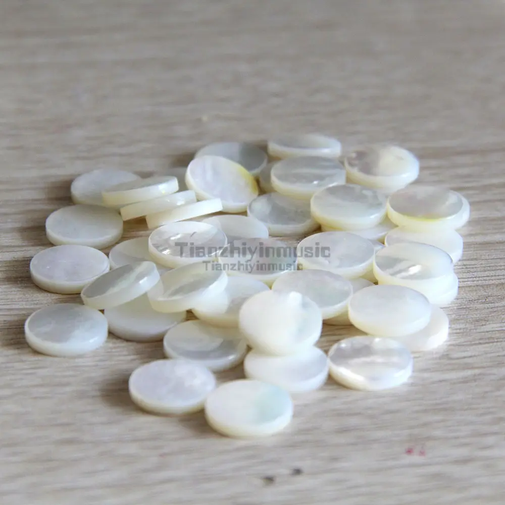 

20sets=60 Pcs Trumpet Finger Buttons Pearl Set Real Abalone Shell Flashing Pearl