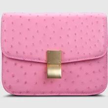 Cestbeau кожи страуса мешок/кожаная сумка леди Сумка Креста вечерние sweet lady Байкер небольшие сумки женщин