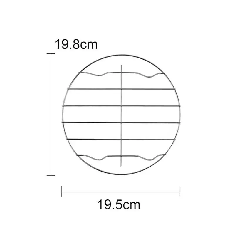 1 шт. охлаждающая подставка из нержавеющей стали круглая пищевая Паровая подставка для выпечки кухонная скороварка Инструменты для барбекю LPT8250