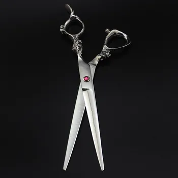 

Japan 440c 7 '' Dragon handle Pet dog grooming cut hair scissors cutting shears pet grooming berber makas hairdressing scissors