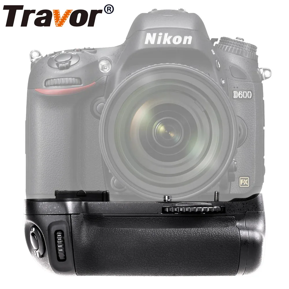 Travor Вертикальная Батарейная ручка держатель для Nikon D600 D610 DSLR камера работает с EN-EL15 батарея замена MB-D14