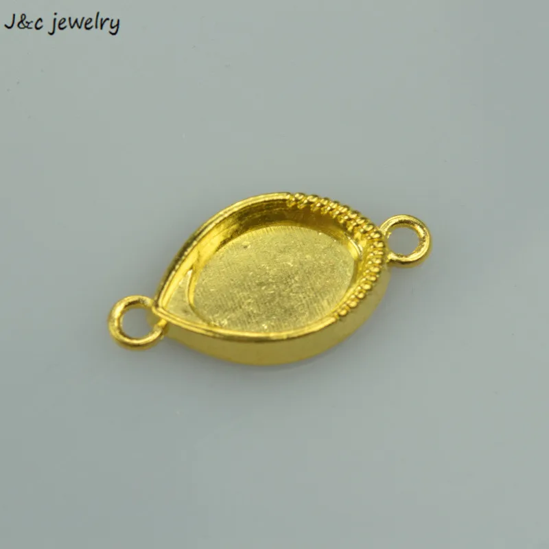 

9 pcs free shipping Gold color charms diy metal Eye connector pendant for necklace&bracelets jewelry making 30*15 mm 33112A