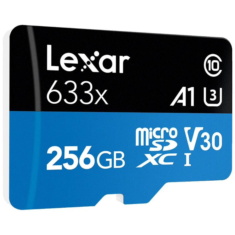 Lexar micro sd карта высокая производительность 633x UHS-I карты памяти 256 ГБ Макс 95 м/с класс 10 A1 3D 4K flash tf карта mecard micro sd карта