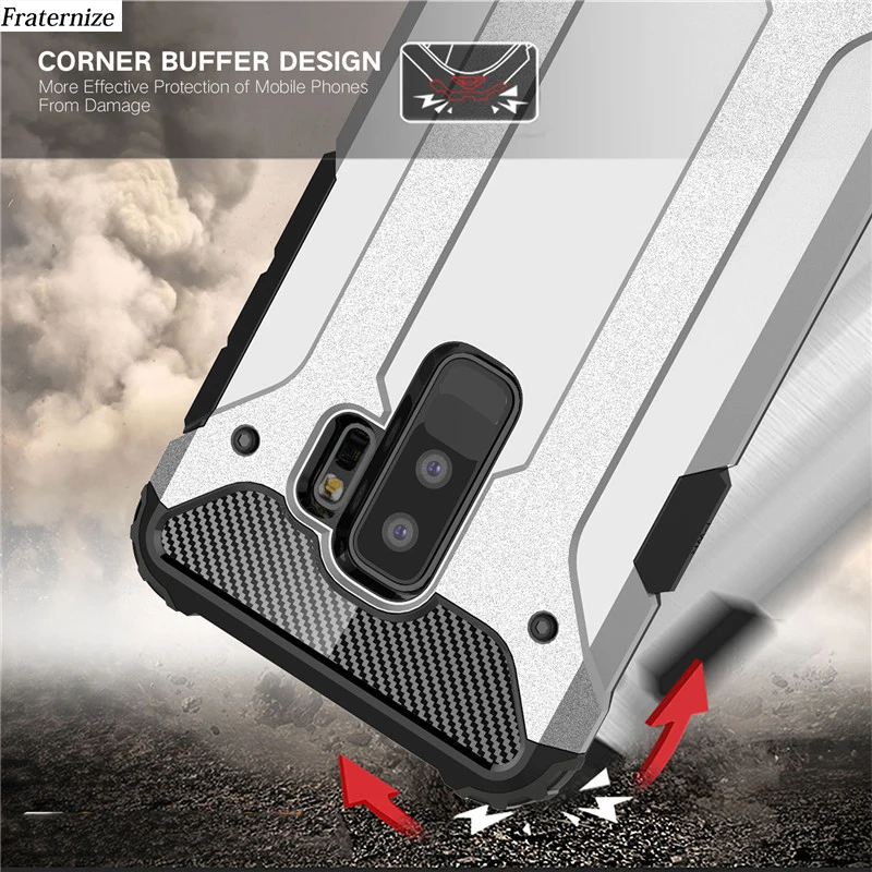 

Shockproof Armor Phone Case For Samsung Galaxy S5 S6 S7 Edge S8 S9 Plus Note 8 5 4 J3 J4 J7 J6 A6 A8 Plus J2 Pro 2018 Back Cover