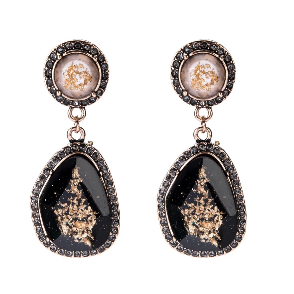 

New ZA Style Statement Irregular Women Earrings 2018 Fashion Drop Earrings Classic Alloy Costume Statement Jewelry