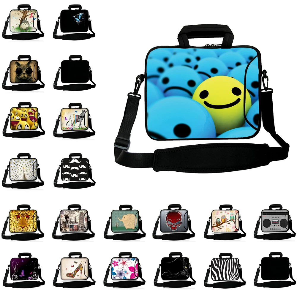 Universal Computer Accessories Neoprene 10 12 13 14 15 17 15.6 13.3 inch Notebook Laptop Chromebook Bag Case Fasion Pouch Case