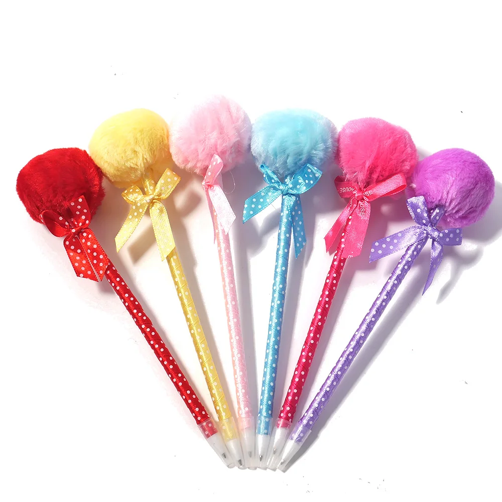 ручка с мехом