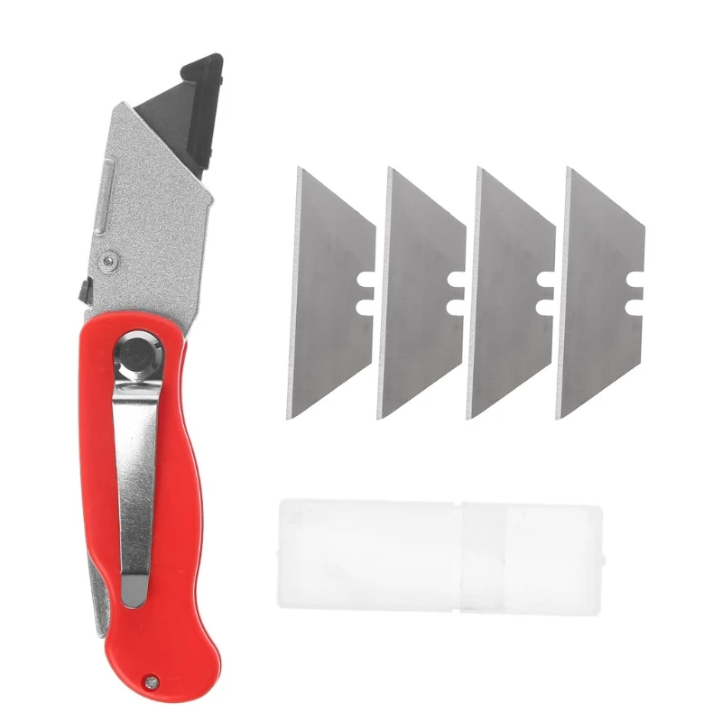 

Practical Folding Utility Knife For Paper Plastic Cutting With Replacement Blade or Replaceable Utility Knife