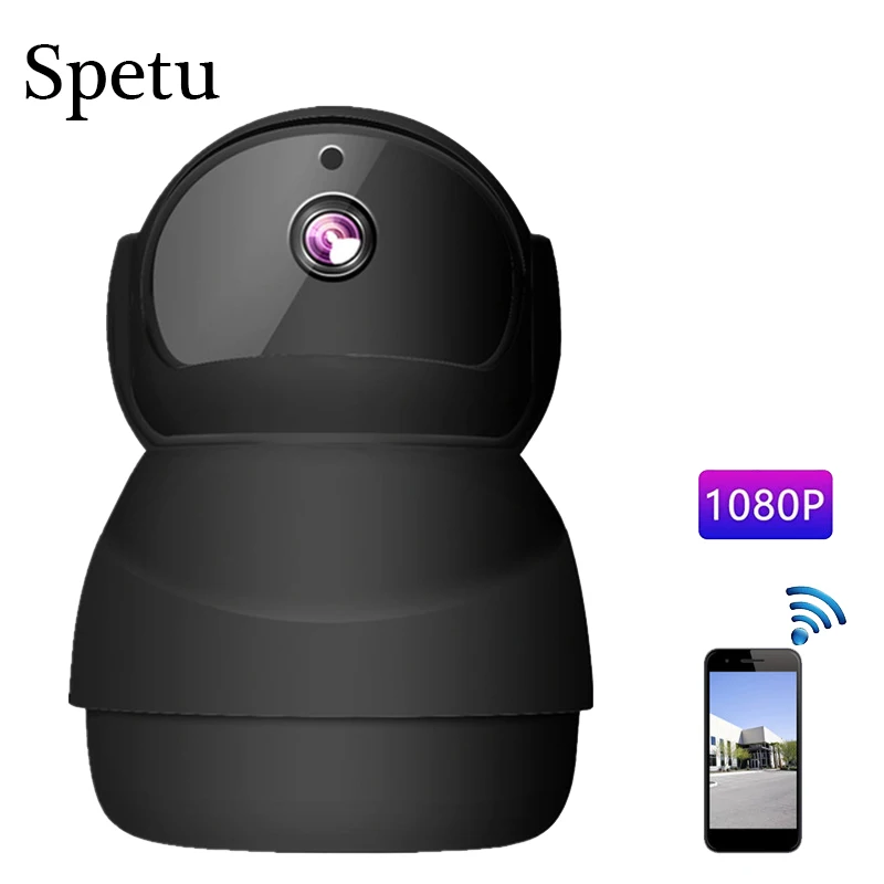 

Spetu Wireless Smart IP Camera 2MP HD 1080P Home Security WiFi Camera Network IR Night Vision CCTV Baby Monitor Surveillance Cam