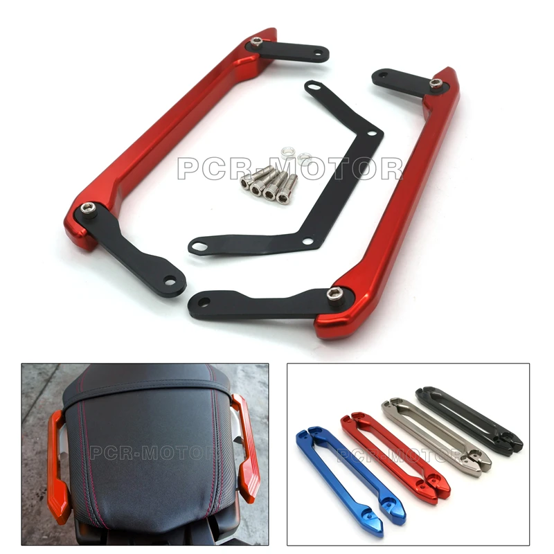 Cnc En Aluminium Moto Poignées Passager Poignées Pour Yamaha Mt 09 Mt09 Fz09 2014 2015 2016 Aliexpress