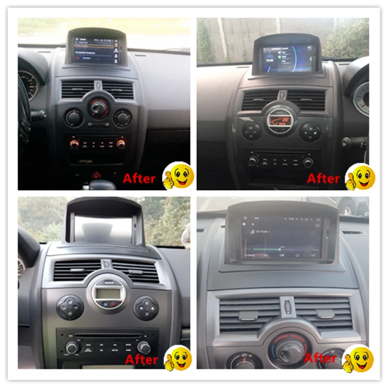 4G ram Android 9,0 автомобильный Радио DVD gps мультимедийный плеер для Renault Megane 2 Fluence 2002-2008 Авто Навигация стерео головное устройство