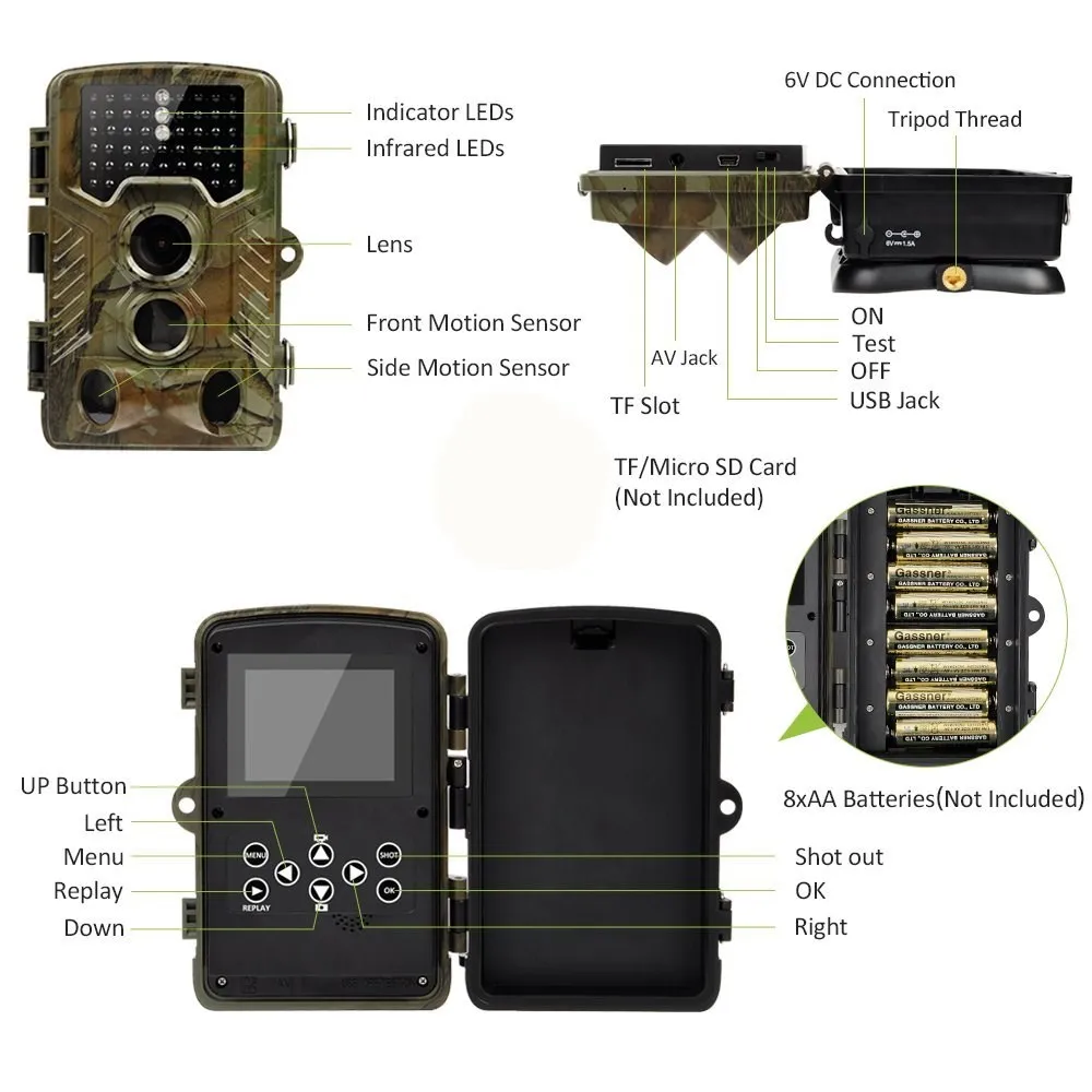 Hunting camera home surveillance trap photo (2)