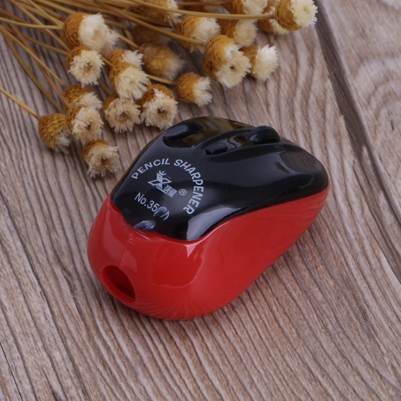 Cartoon Cute Pencil Sharpener Mouse Shape Pencil Sharpener Creative Cutter School Student
