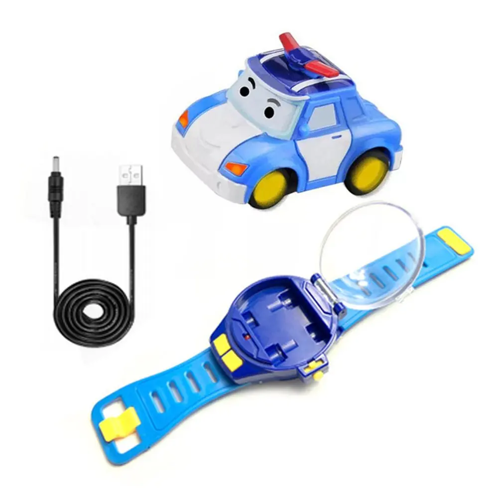 

OCDAY RC Mini Cartoon Watch Car Gravity Sensing Remote Control Toy Car with Rechargeable Watch Children Toy for Boys Girls Gift