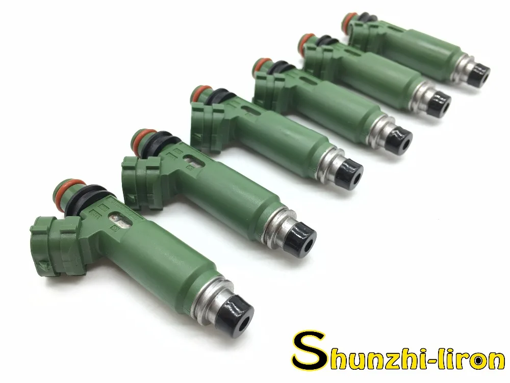 

6pcs Fuel Injector Nozzle For Toyota Land Cruiser 100 1999-2009 1 FZFE 4.5L OEM23209-66010 2320966010 23250-66010 2325066010