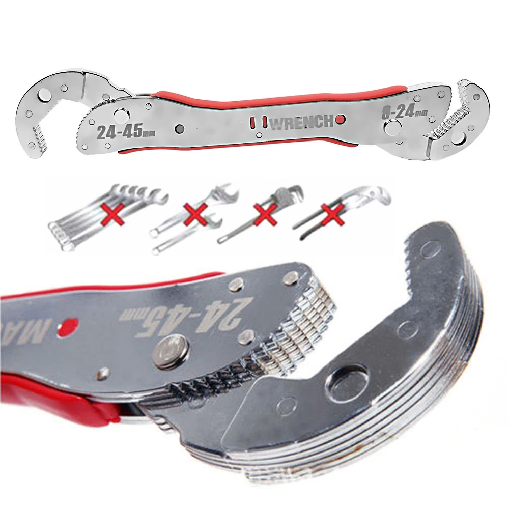 

Onnfang Bulk Price adjustable magic spanner Multi-function wrench tool Universal wrench home Hand tool 9-45/32mm Optional