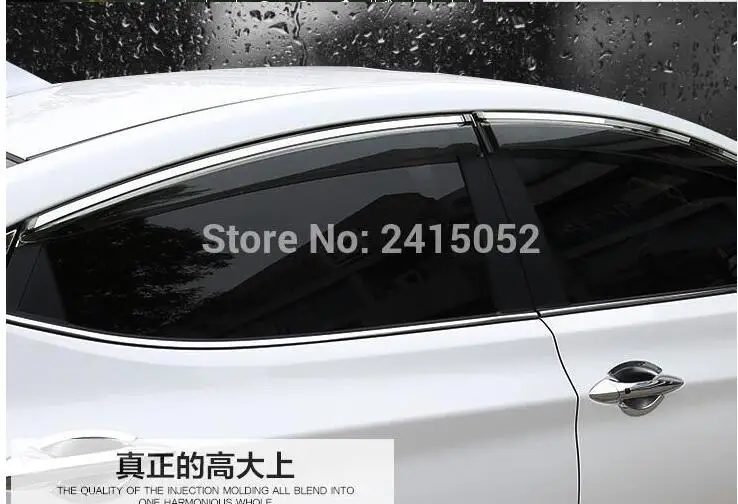 Car rain shield 2012 2015 FOR Hyundai Elantra Interior styling car
