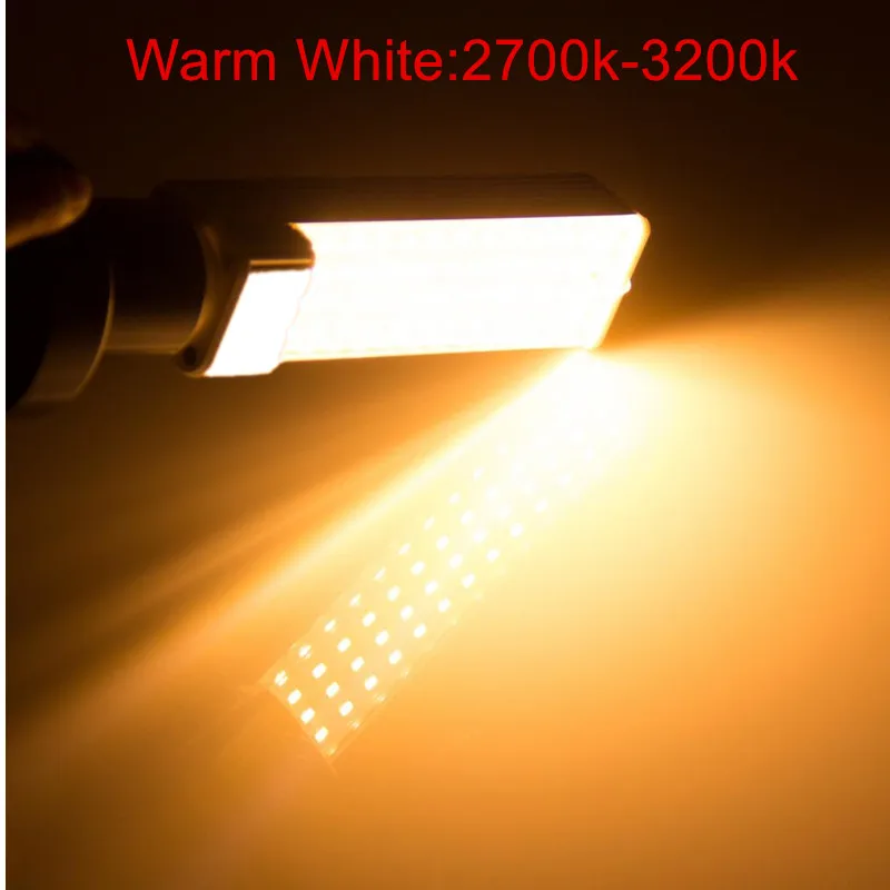 Светодиодный светильник G24 7 Вт 9 11 13 15 18 E27 SMD 2835 точечный с углом обзора 180 градусов