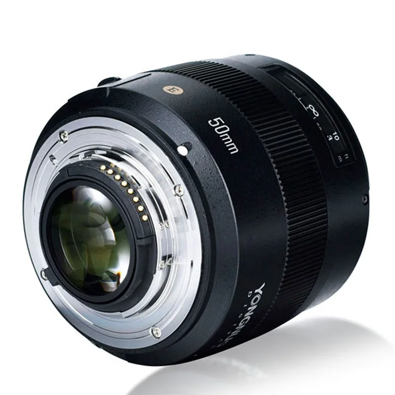 YONGNUO YN50mm F1.4N E яркая большая апертура AF Автофокус MF 50 мм стандартный основной объектив Live View фокусировка для Nikon DSLR камеры