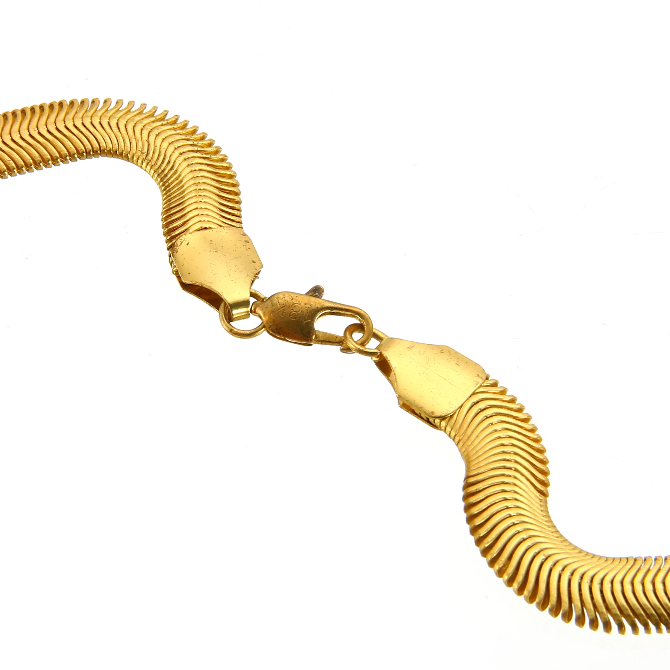 Unisex Snake Chian Necklace Fashion Hip Hop Gold Color Filled DIY  Necklaces Chains For Men Jewelry Accessories