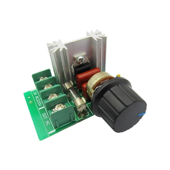 

2000W high power thyristor electronic regulator, dimming speed regulation, temperate insurance