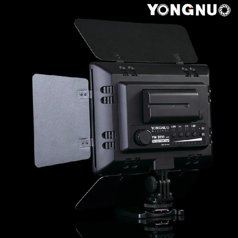Yongnuo YN-300 светодиодный светильник для камеры видео лампа освещение затемнение светильник для фотографии для камеры Canon Nikon+ пульт дистанционного управления