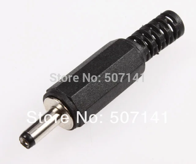 

Free Shipping (50 pieces/lot) male DC power plug Jack Adapter Connector Plastic Cover adapter 1.35mm x 3.5mm
