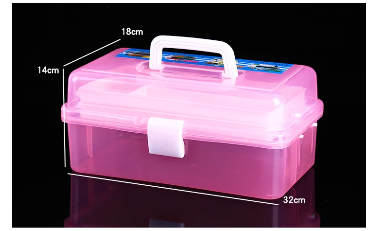 XUNZHE ящики для хранения многосеточные пластиковые бытовые портативные коробки для хранения косметики небольшой ящик для продуктов шкатулка для ювелирных изделий ящик для инструментов