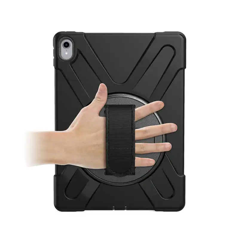 11'' New 360 Armor Coque for iPad Pro 11 2018 Case 360 Rotation Hand Strap Silicon PVC Cover for iPad Pro 11 Kids Cover (3)