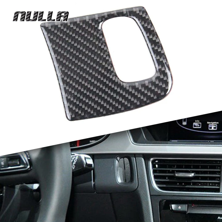 

NULLA Carbon Fiber Interior Car Keyhole Decorative Cover 3D Sticker Cover for AUDI A4 A5 B6 B8 B5 Sline Car Styling Accessories
