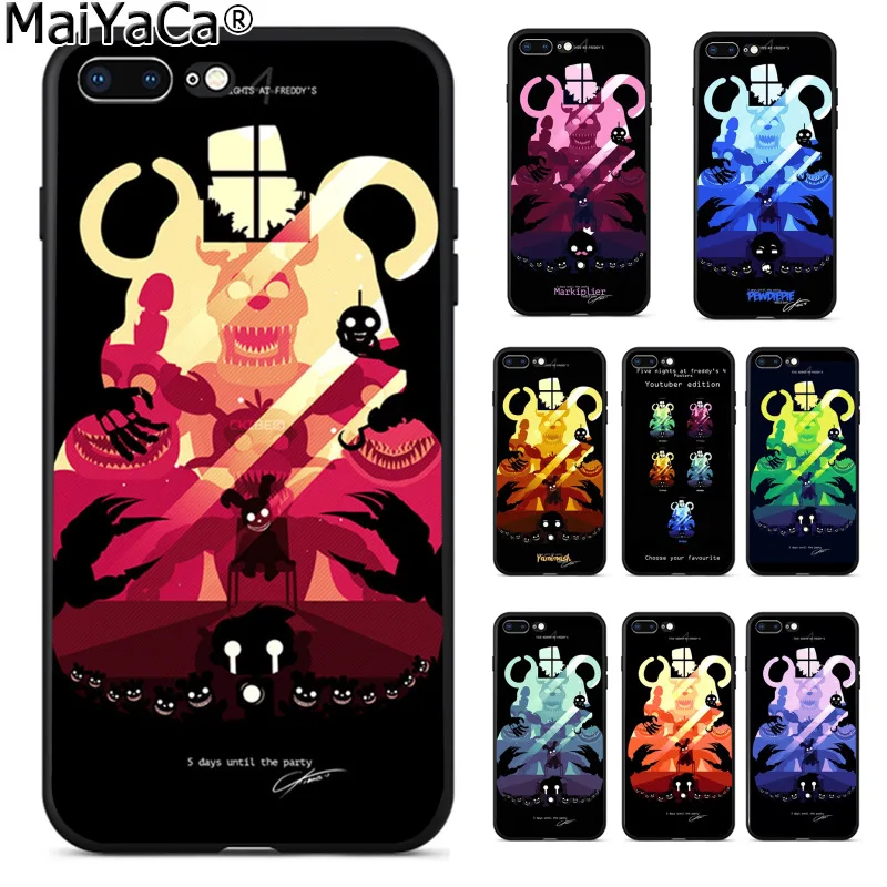 

MaiYaCa fnaf 4 Five Cover Pattern Phone Cases HOT for Apple iphone 11 pro 8 7 66S Plus X 5S SE XS XR XS MAX Cover