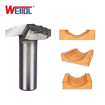 

WeiTol 1pcs Engraving Bit solid carbide router bit Woodworking Tools CNC milling cutter endmill for wood