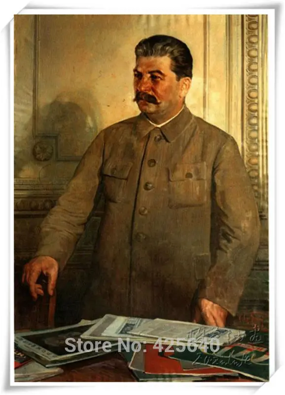 

Joseph Stalin Portrait Oil Painting Home Decoration Oil painting Wall Pictures Home Decor Poster Wall art paint 2