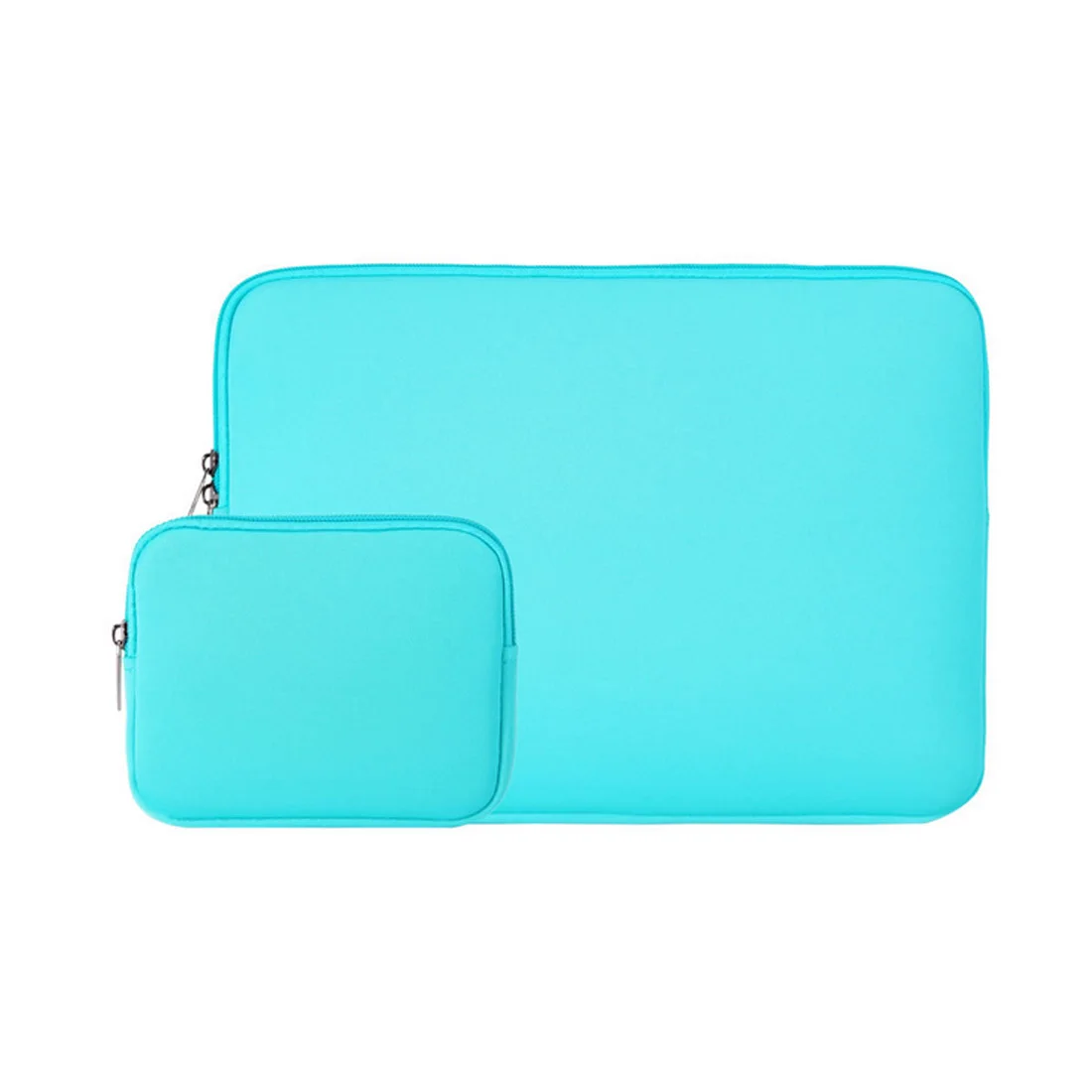 Colorful Waterproof Neoprene Computer Protective Cover Flat Cover Laptop Notebook Case Tablet Sleeve Cover Bag - Цвет: Light blue