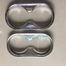 Para Mazda CX-5 2017 2018 CX5 ABS Sostenedor de Taza de Agua Marco de la Decoración Del Ajuste de La Cubierta 1 unids Accesorios Car Styling!