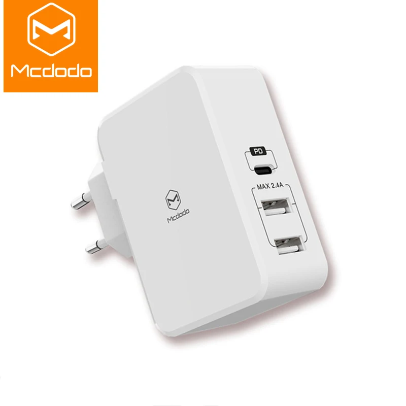 Mcdodo USB PD 29 Вт быстрое зарядное устройство для iPhone X 8 Plus type c usb-c зарядка Быстрая зарядка двойной USB зарядное устройство для samsung Xiaomi huawei