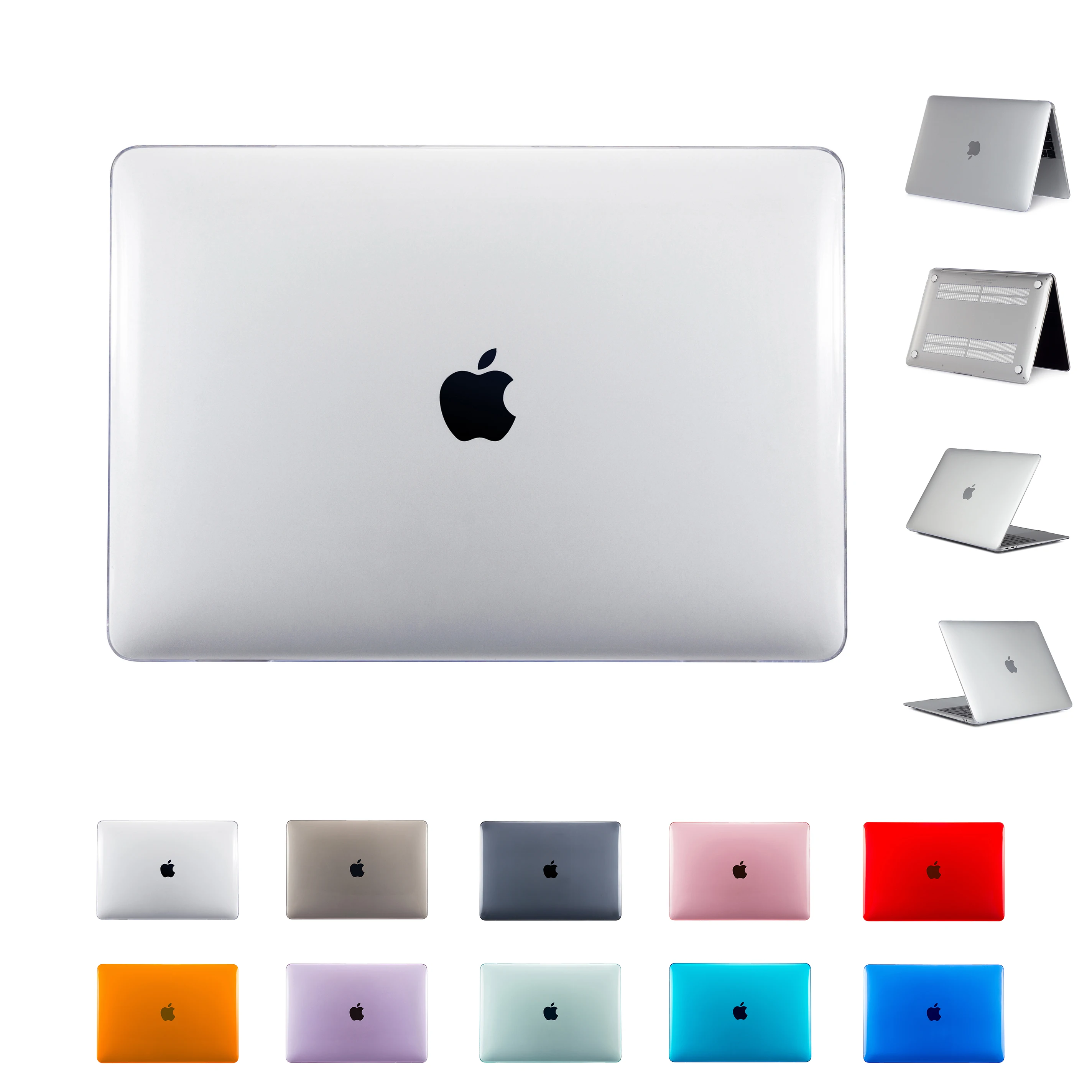 Прозрачный жесткий чехол для ноутбука MacBook Air Pro Retina 11 12 13 3 15 4 New с сенсорной