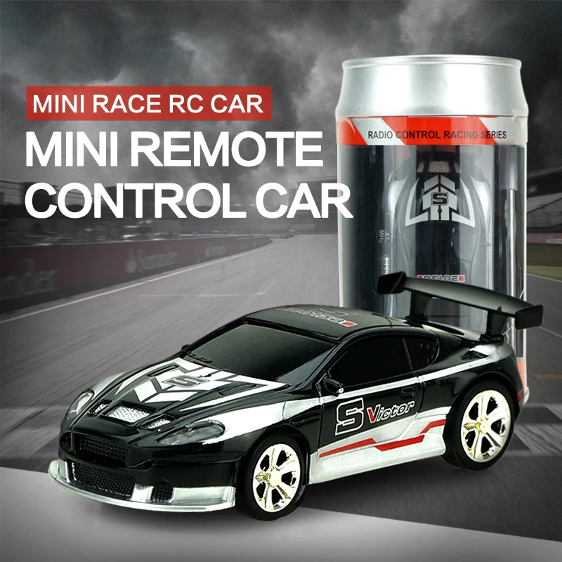 

1:58 Mini RC 2010B High Speed Remote Control Toys 1.2V 2.4G RC Model Colorful Canned Mini Car with Light
