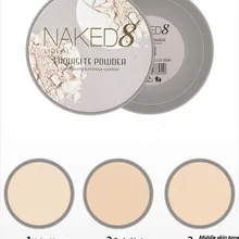 3 цвета Макияж Лицо прессованная пудра основа супер водонепроницаемый отбеливание ярче матовая пудра палитра контур макияж пудра