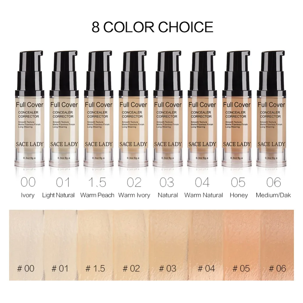 SACE LADY Full Coverage Liquid Waterproof Makeup