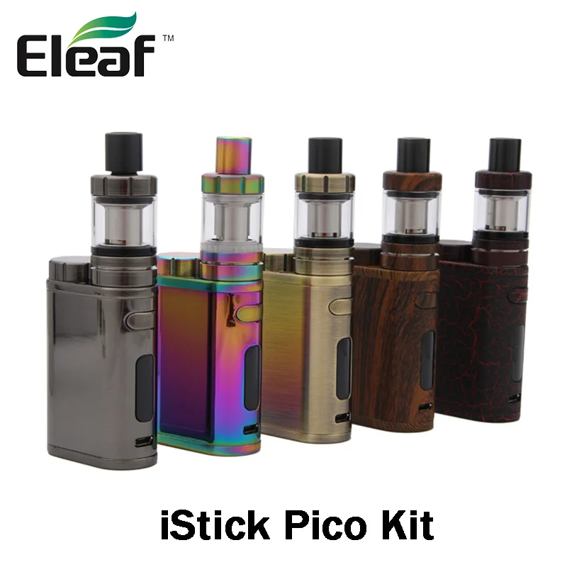 

Original Eleaf iStick Pico Kit with Melo III Mini Tank 2ml iStick Pico Mod 75w Fit High-rate 18650 Cell E Cigarette Vape